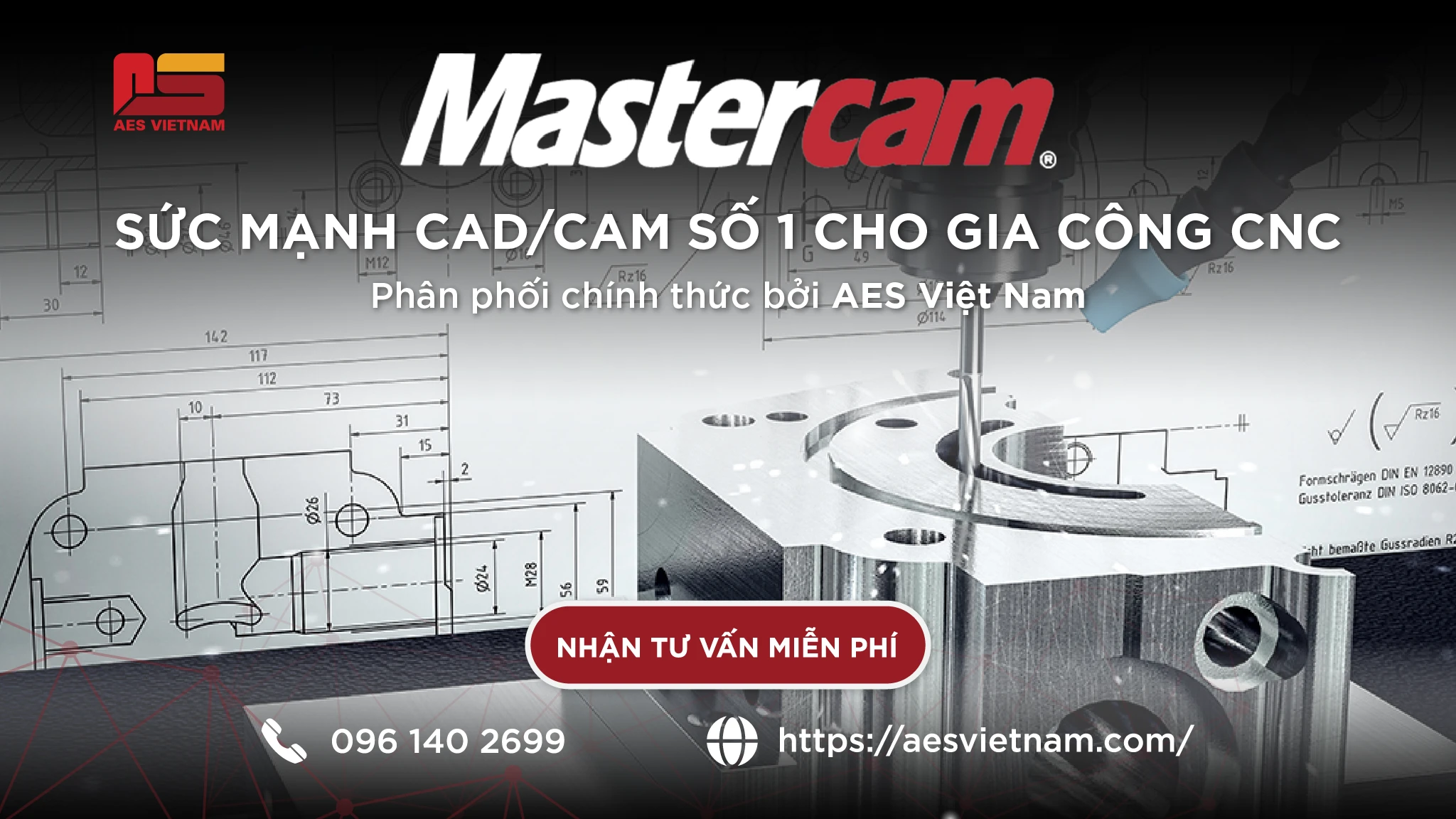 Mastercam – Giải pháp CAD/CAM SỐ 1 cho gia công CNC công nghiệp | AES Việt Nam