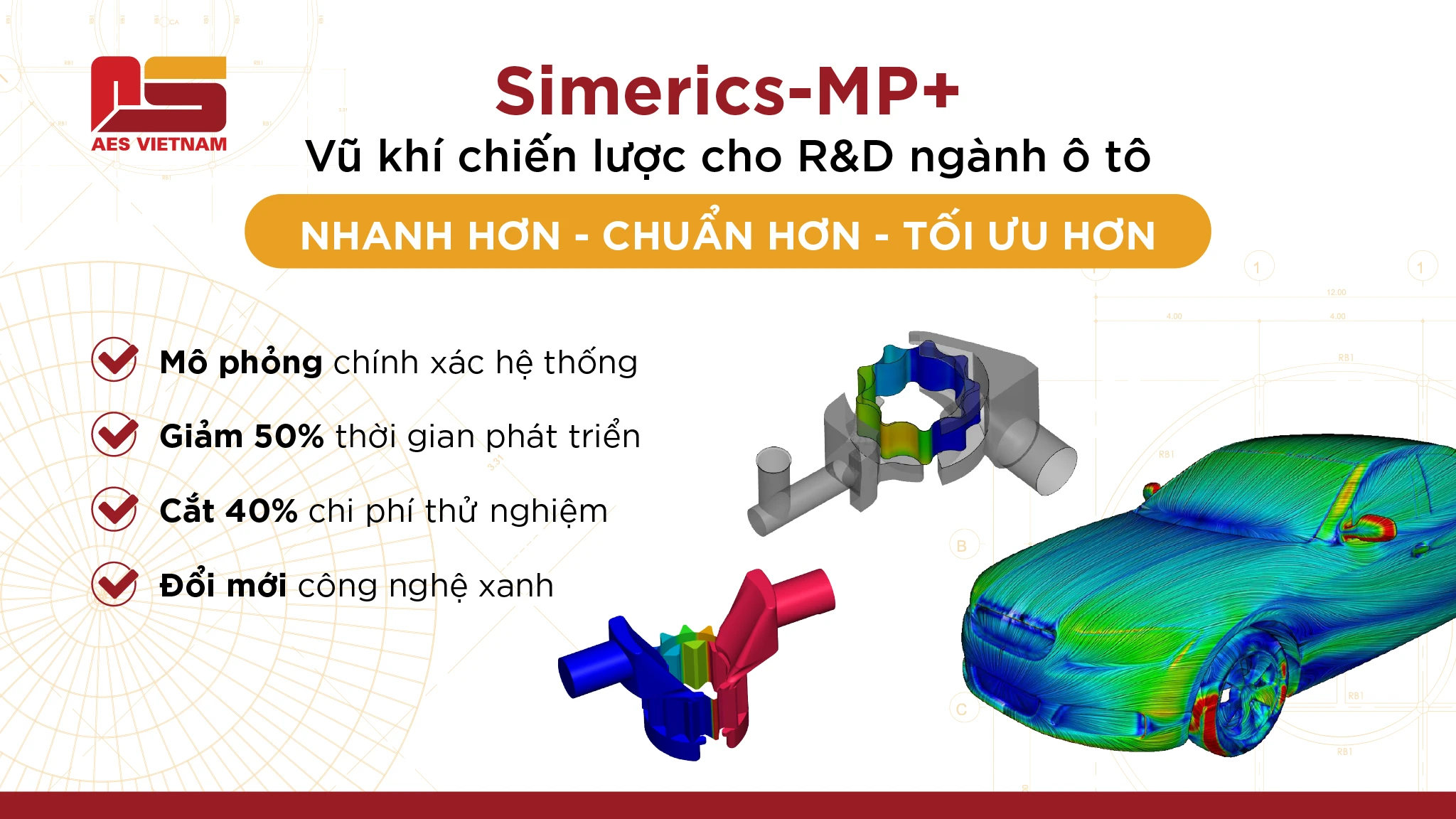 Simerics-Mp+ – Giải Pháp Mô Phỏng CFD Tiên Tiến Cho Ngành Ô Tô